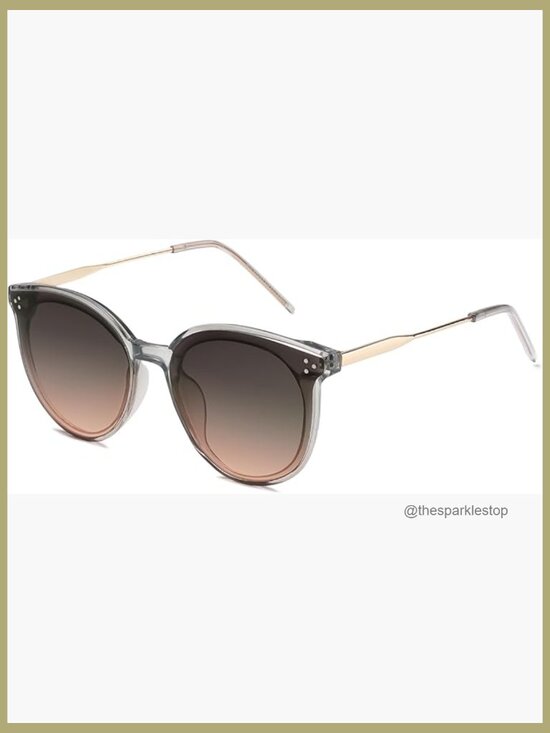 Classic Trendy Round Sunglasses Oversized Large Shades UV400 Protection main image 6